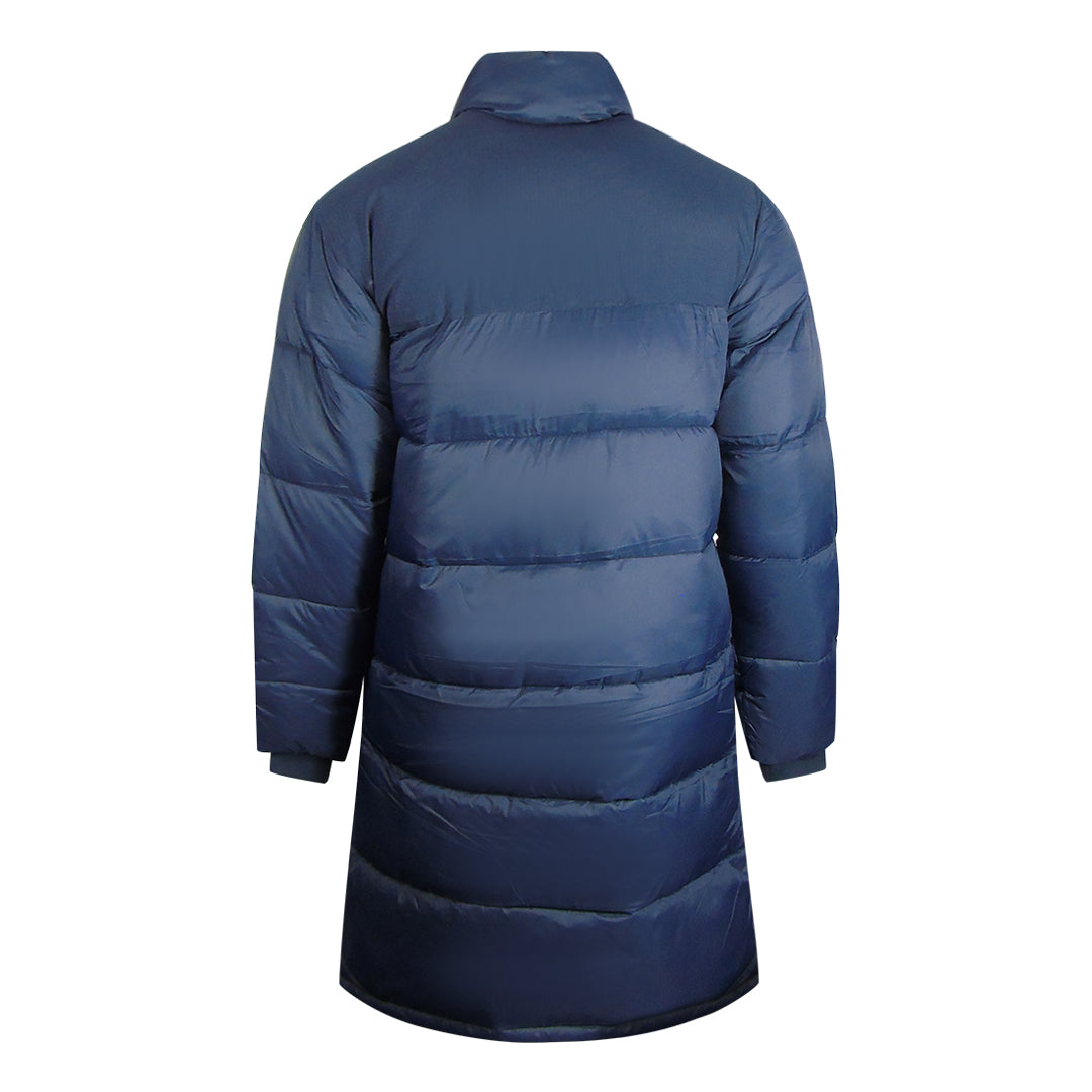 Lyle & Scott Longline Wadded Navy Blue Puffer Jacket