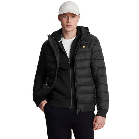 Lyle & Scott Jet Black Wadded Jacket XS