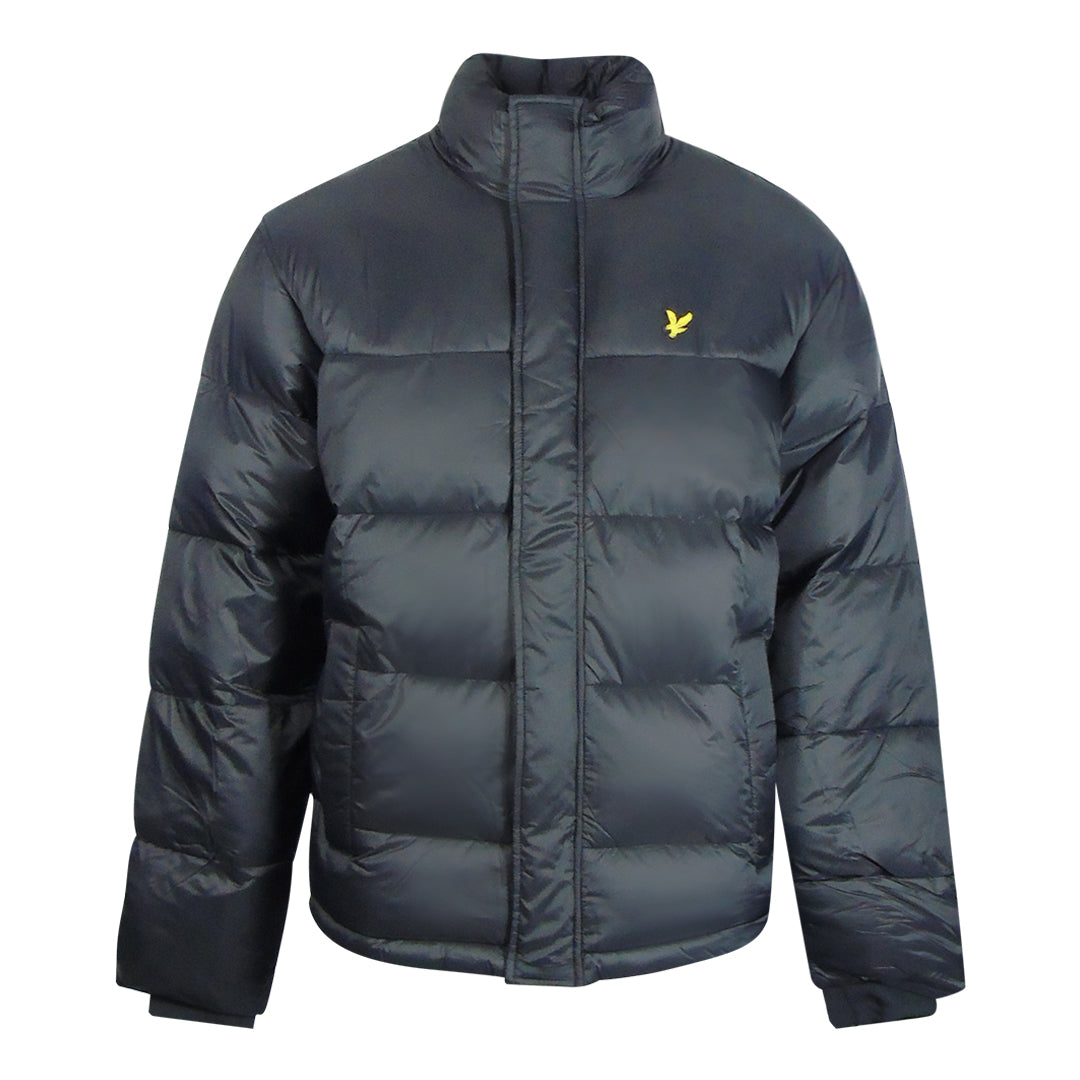 Lyle & Scott Black Wadded Puffer Jacket – Nova Clothing
