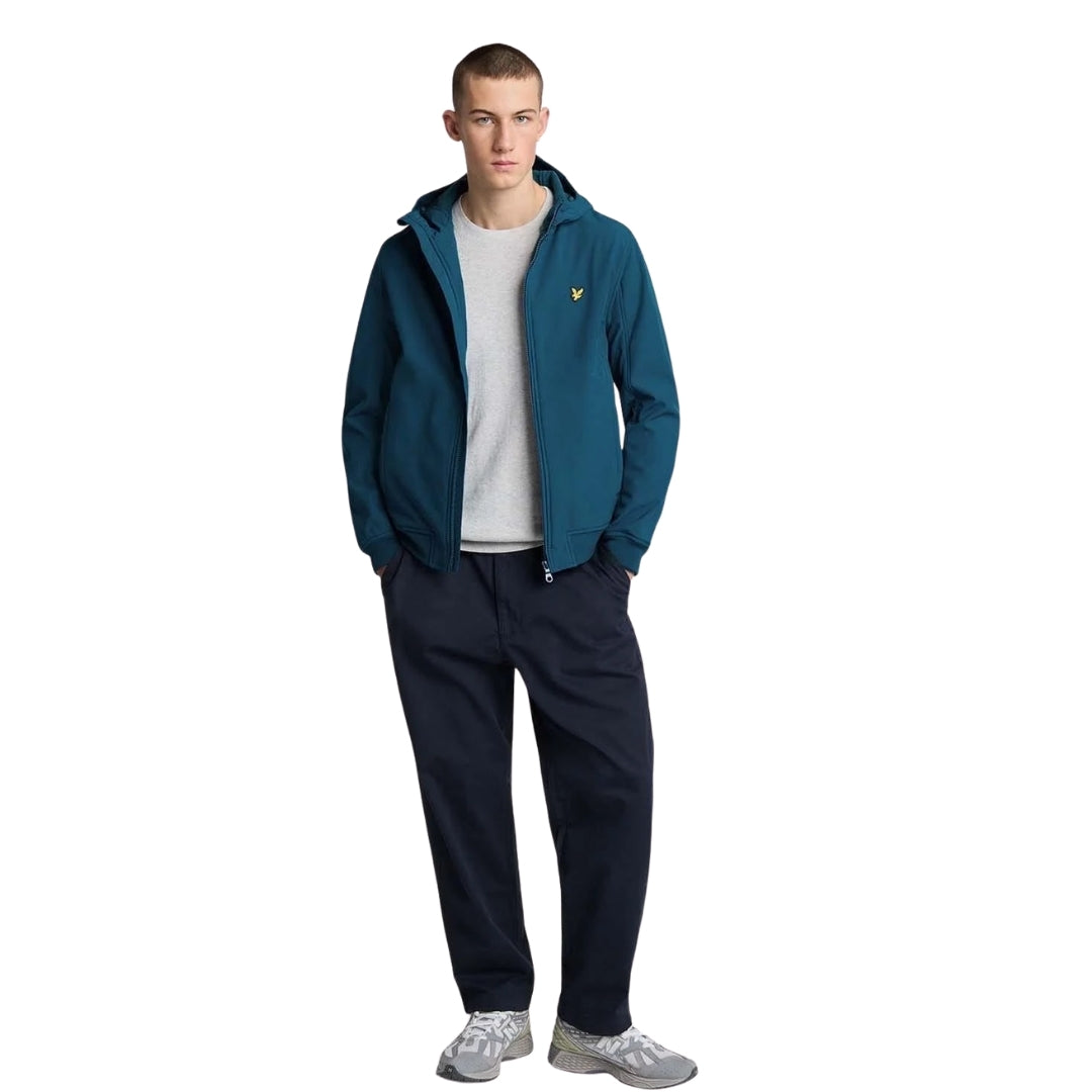 Lyle & Scott Fleece Back Softshell Jkt Blue S