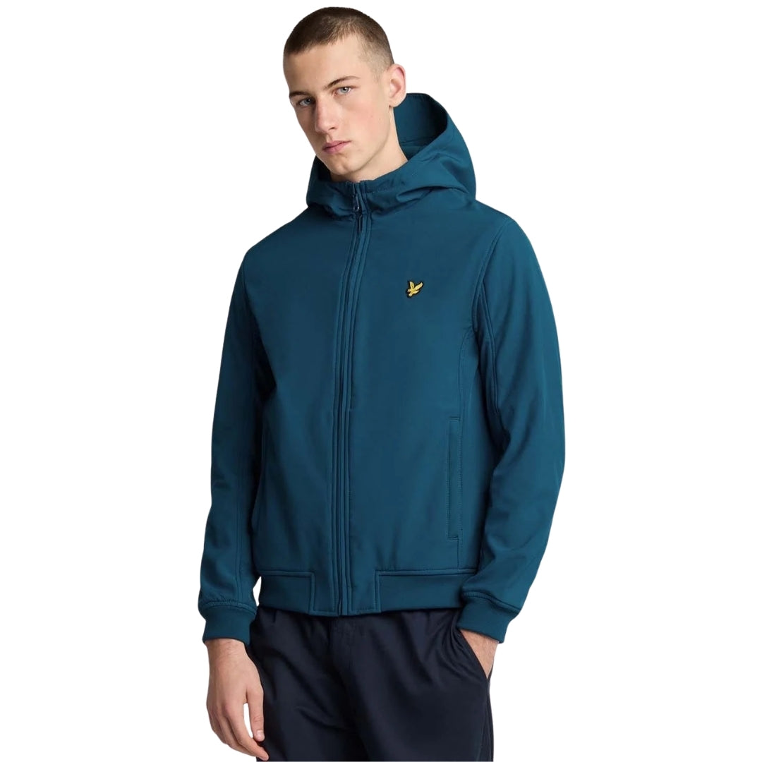 Lyle & Scott Fleece Back Softshell Jkt Blue S