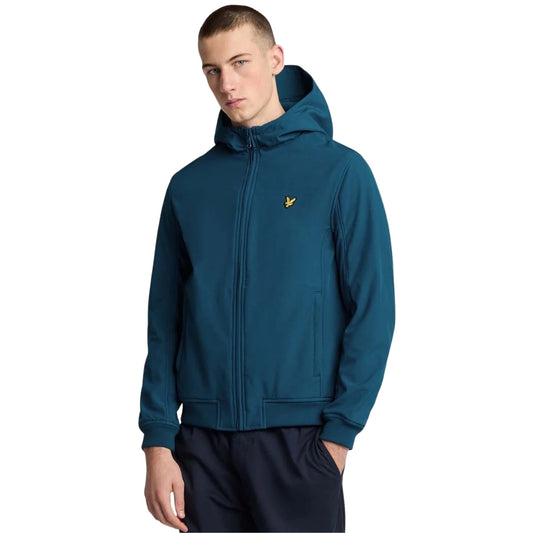 Lyle & Scott Fleece Back Softshell Jkt Blue S