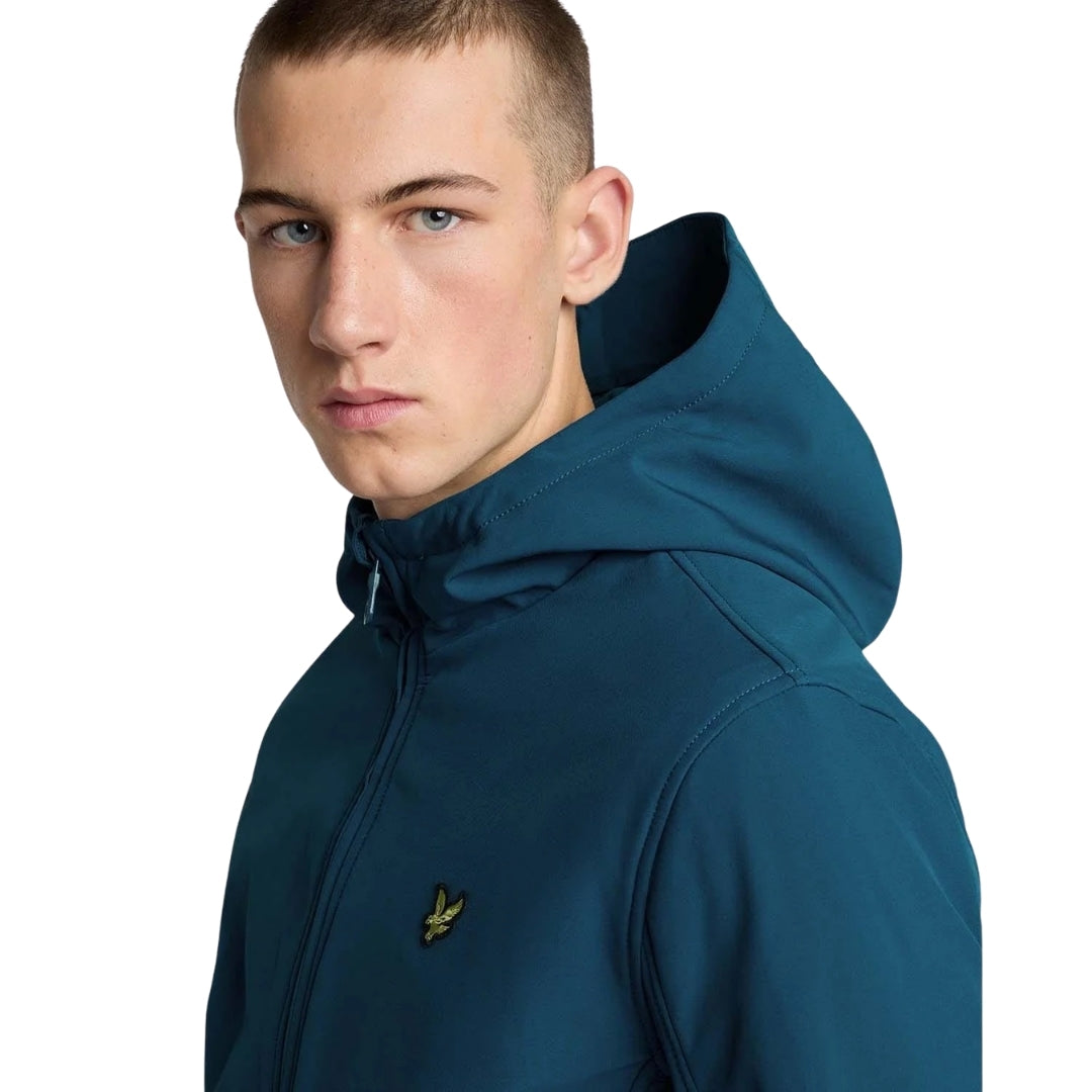 Lyle & Scott Fleece Back Softshell Jkt Blue S