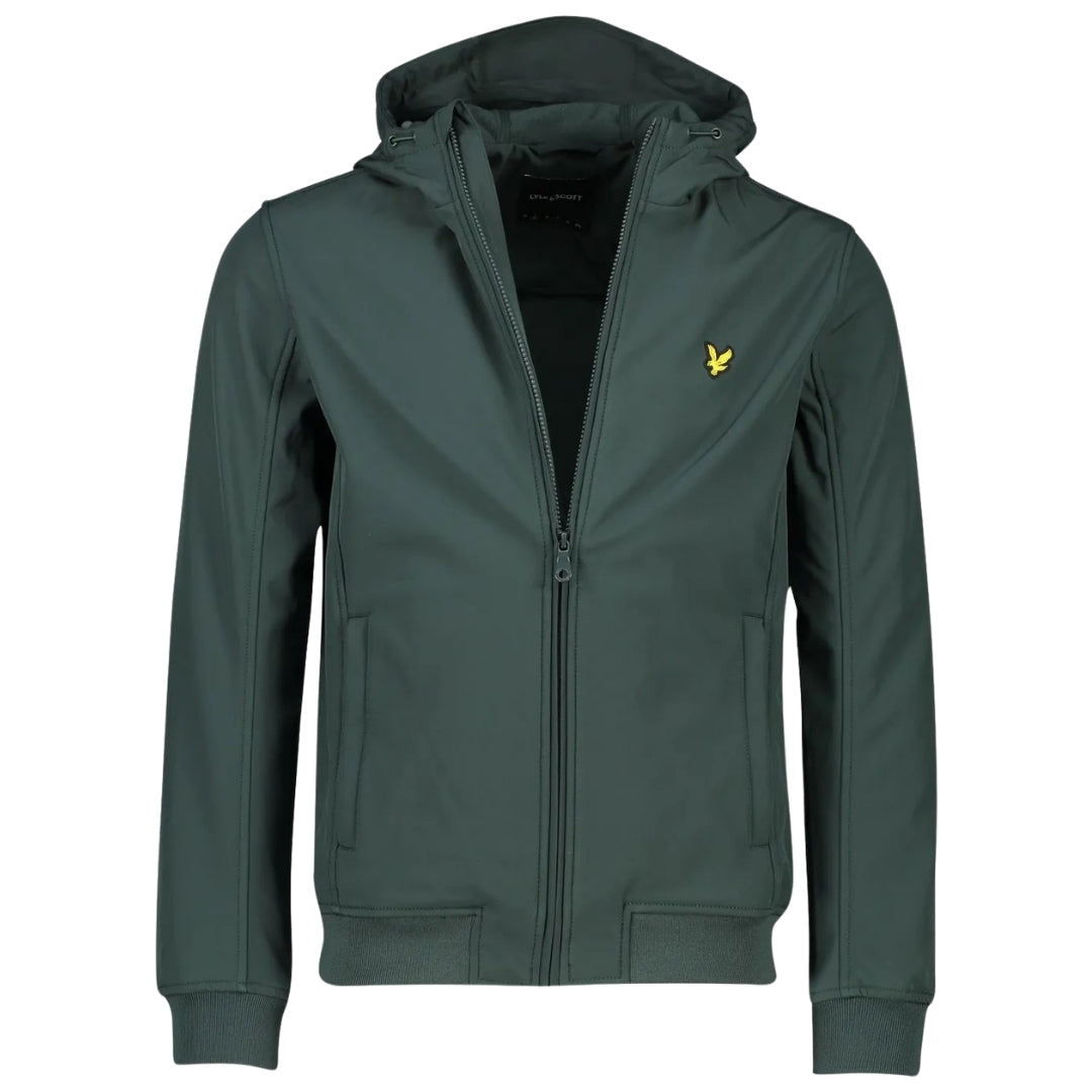 Lyle & Scott Fleece Back Softshell Jkt Green S