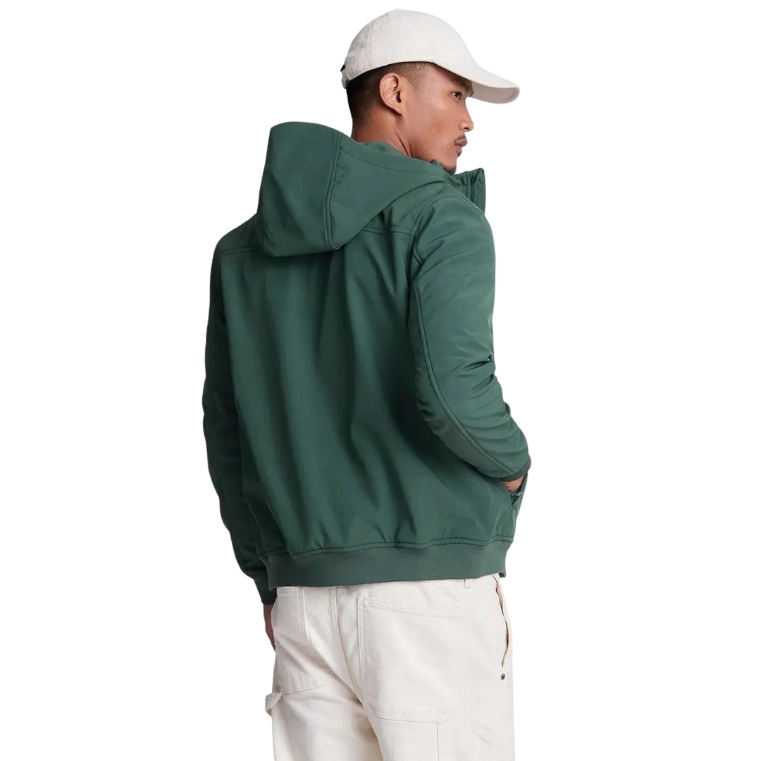 Lyle & Scott Fleece Back Softshell Jkt Green S