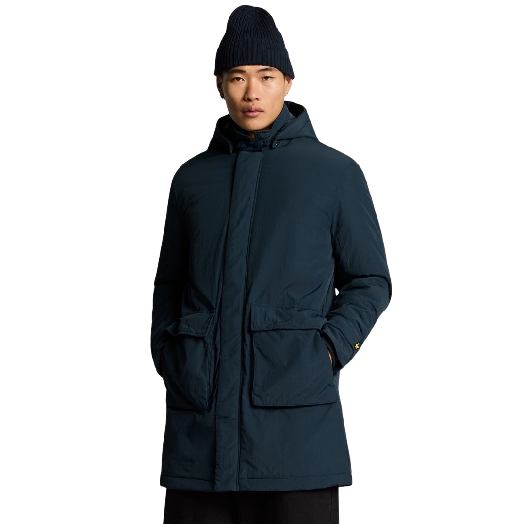 Lyle & Scott WADDED PARKA Navy Blue S
