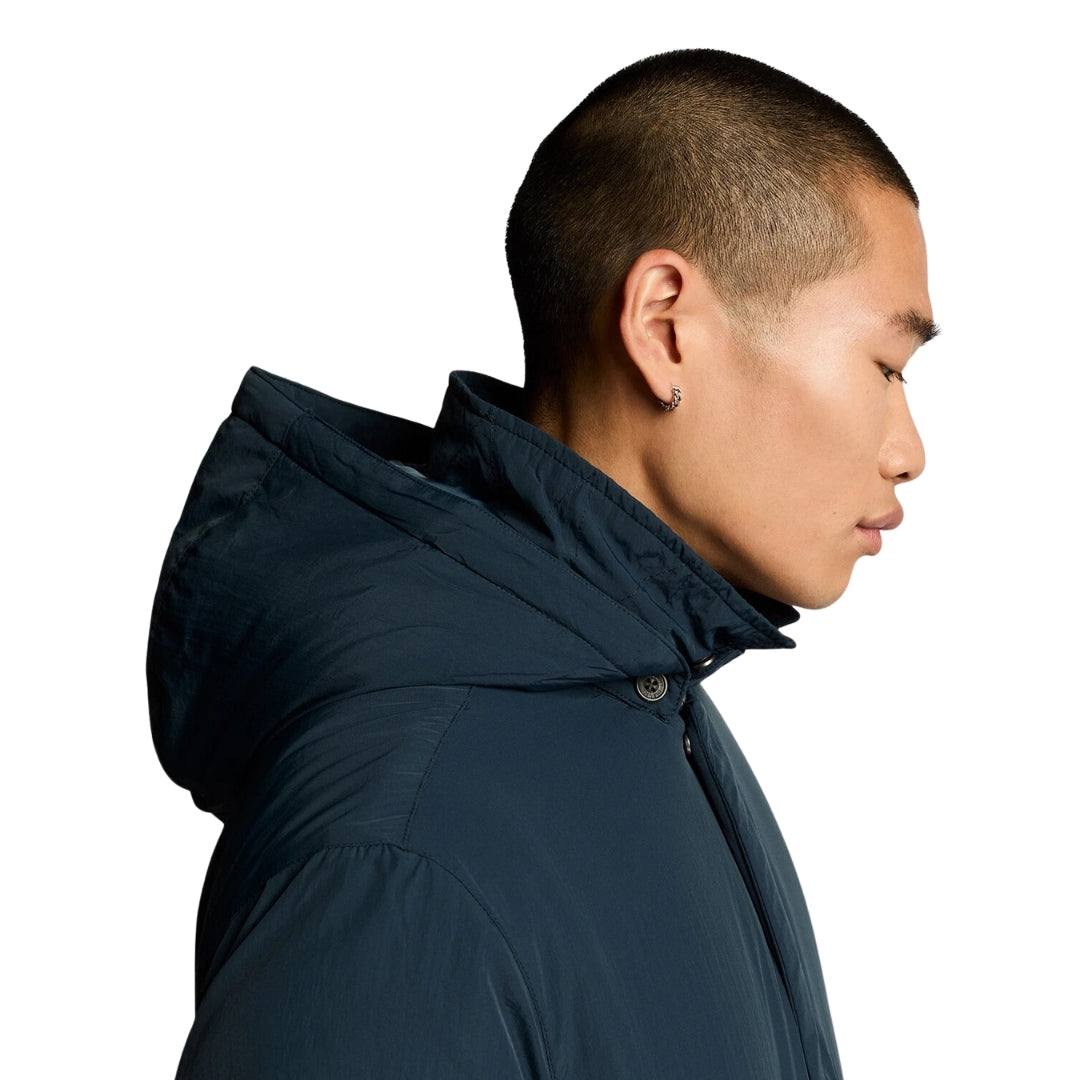 Lyle & Scott WADDED PARKA Navy Blue S