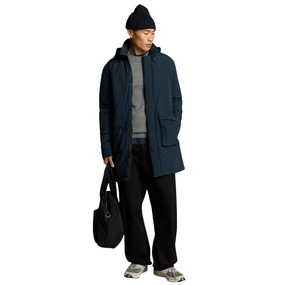 Lyle & Scott WADDED PARKA Navy Blue S