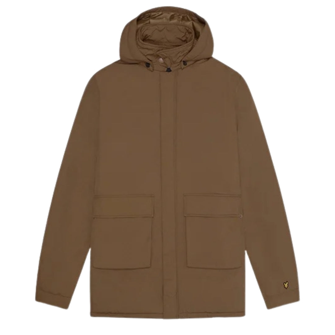 Lyle & Scott WADDED PARKA Brown XS