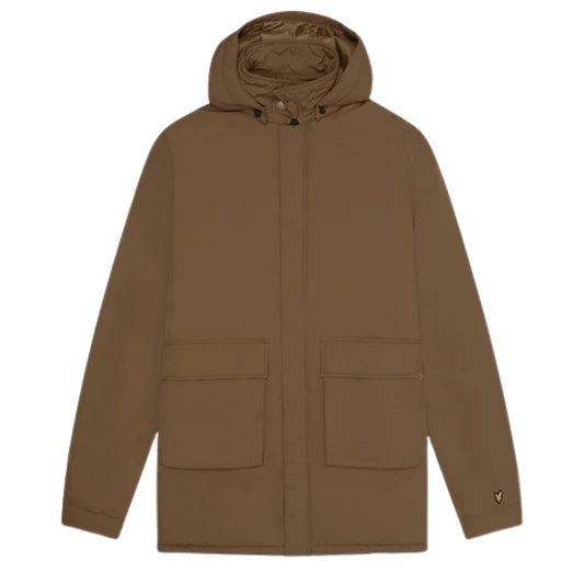 Lyle & Scott WADDED PARKA Brown XS
