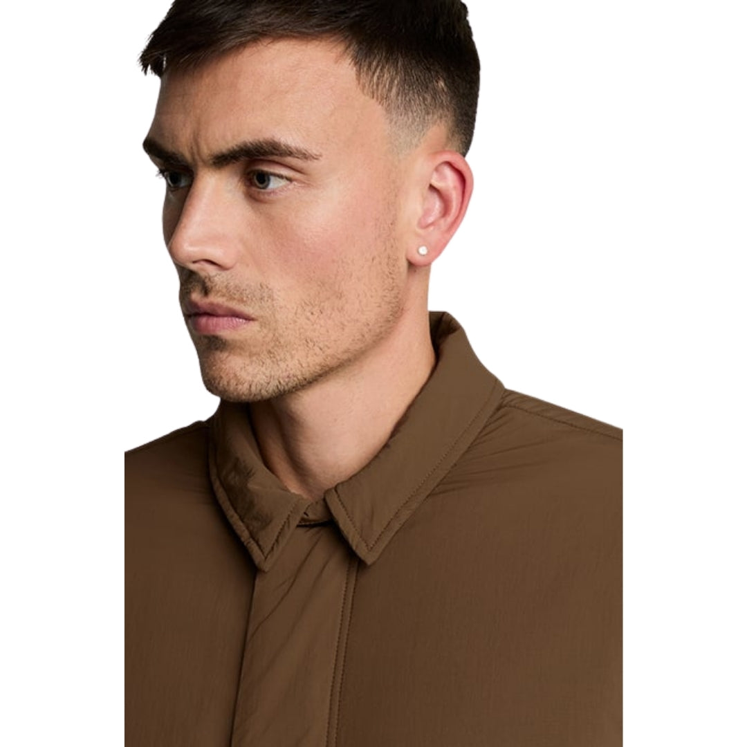 Lyle & Scott WADDED PARKA Brown XS