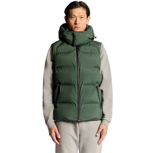 Lyle & Scott Dark Pine Welded Puffer Gilet XS