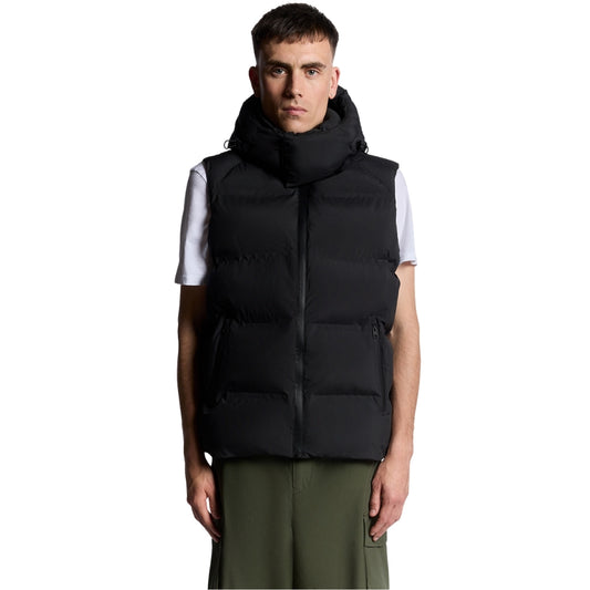 Lyle & Scott Jet Black Welded Puffer Gilet XS