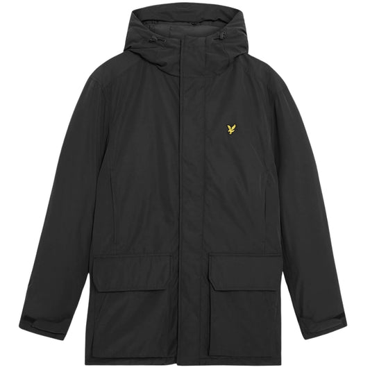 Lyle & Scott Jet Black Membrane Parka XS