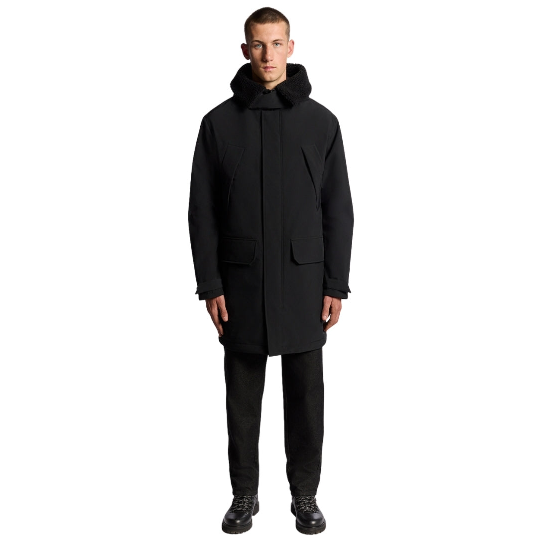 Lyle & Scott Jet Black Cold Weather Parka XS