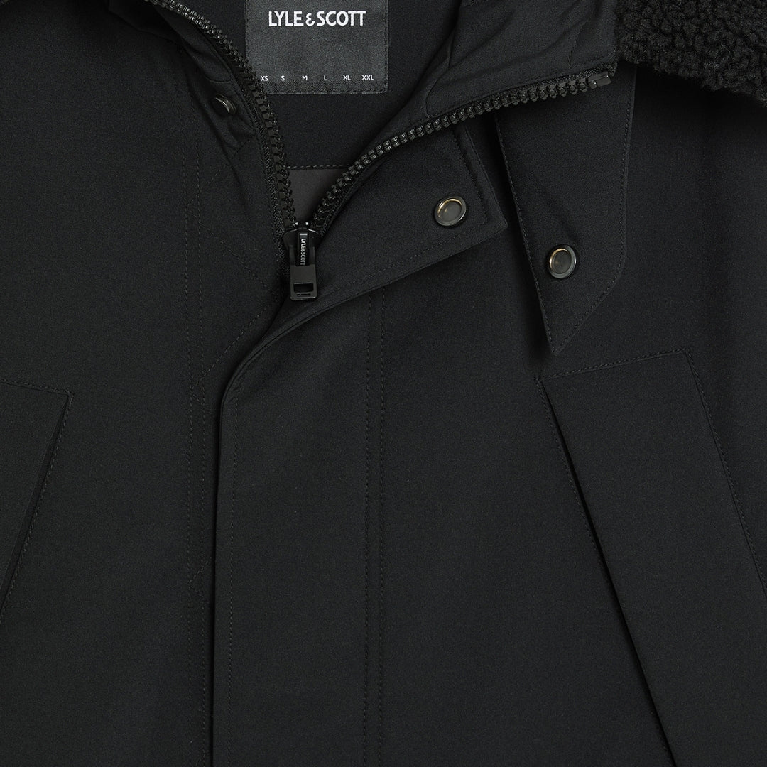 Lyle & Scott Jet Black Cold Weather Parka XS