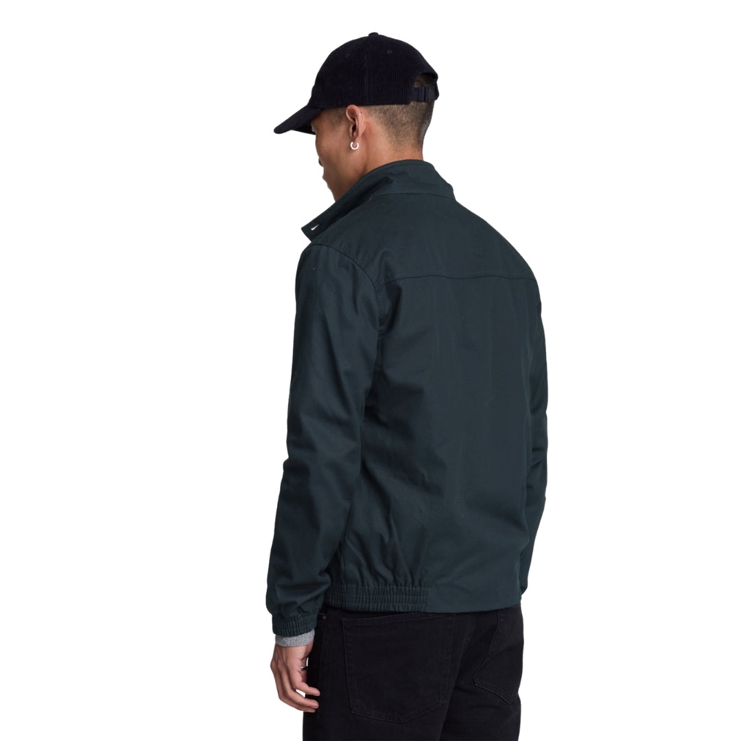 Lyle & Scott Branded Navy Blue Collared Jacket