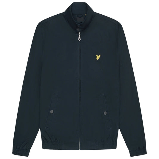 Lyle & Scott Branded Navy Blue Collared Jacket