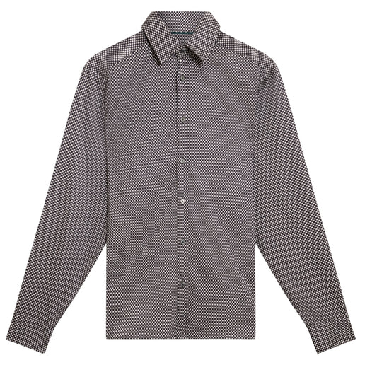 Ted Baker Jozef Mini Geo Print Navy Shirt