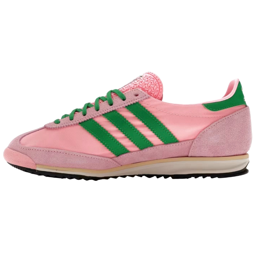 Adidas SL 72 OG Glow Pink Green Core Black Trainers UK 3.5