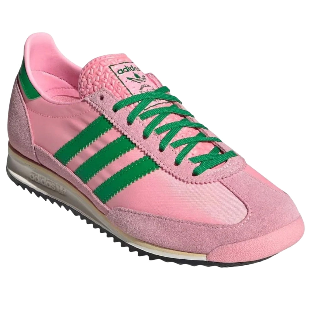 Adidas SL 72 OG Glow Pink Green Core Black Trainers UK 3.5