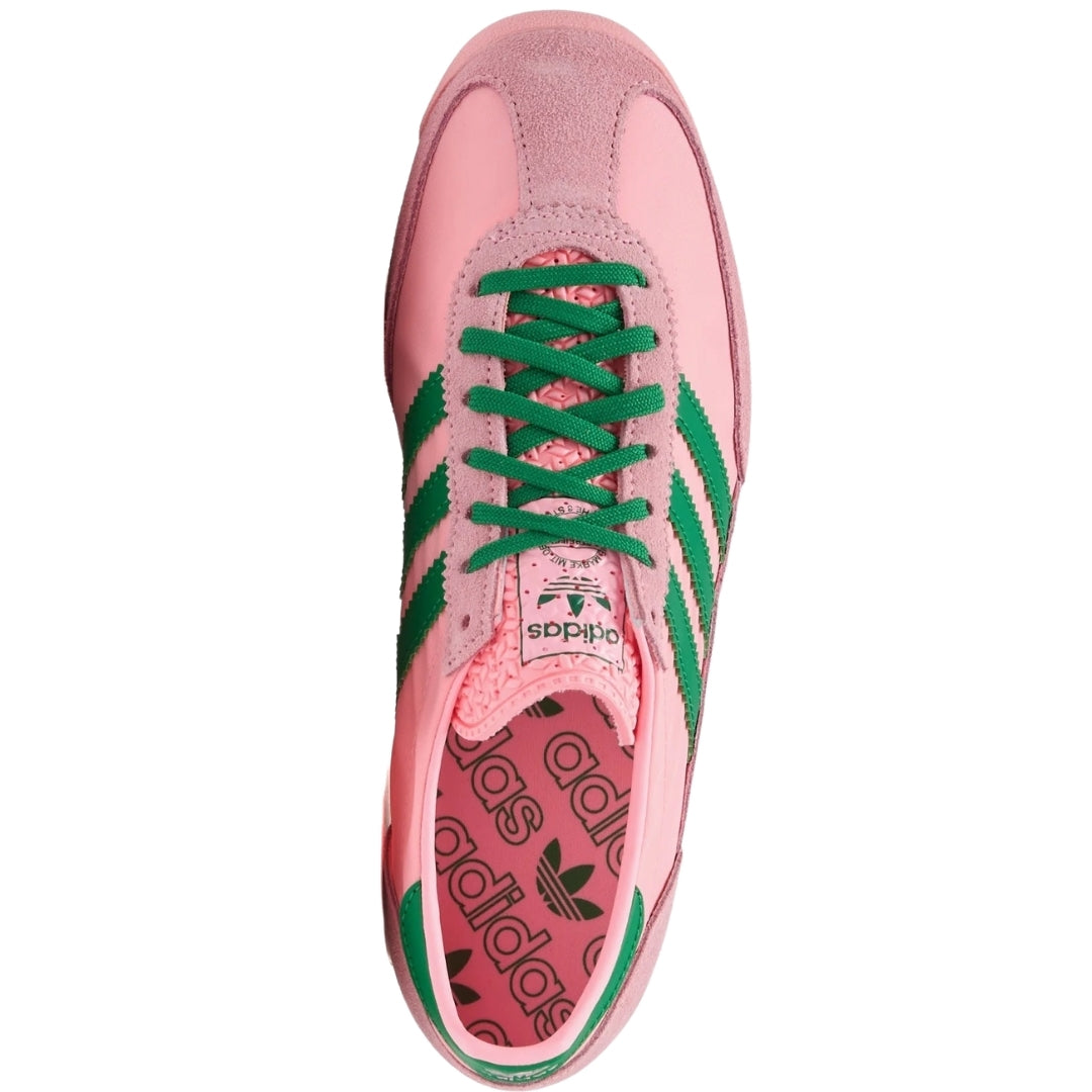 Adidas SL 72 OG Glow Pink Green Core Black Trainers UK 3.5