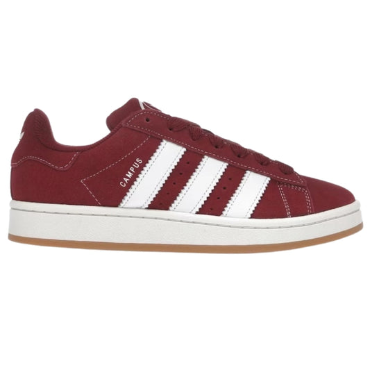 Adidas Campus 00s Noble Maroon Cloud White Off White Trainers UK 3