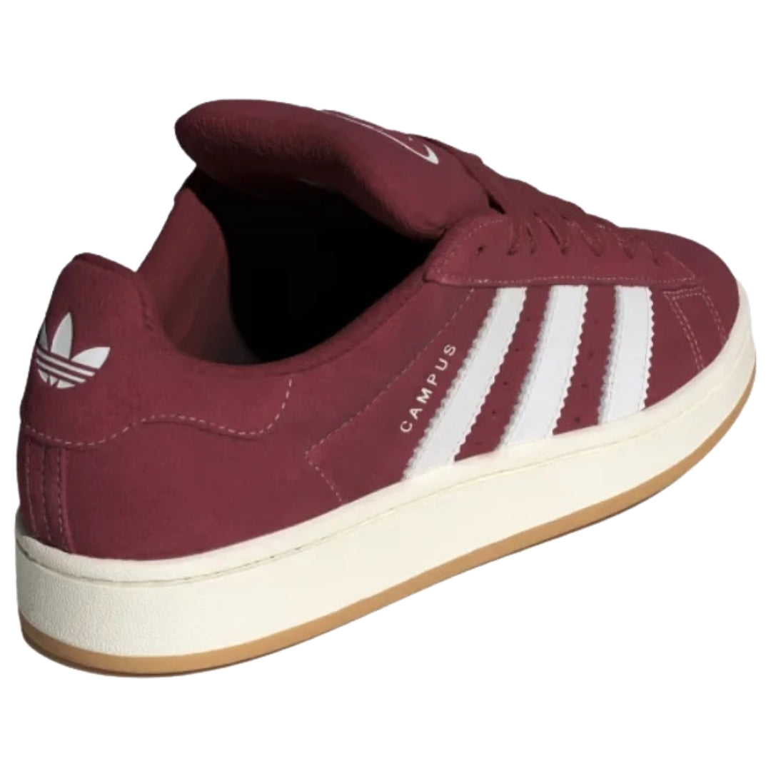 Adidas Campus 00s Noble Maroon Cloud White Off White Trainers UK 3