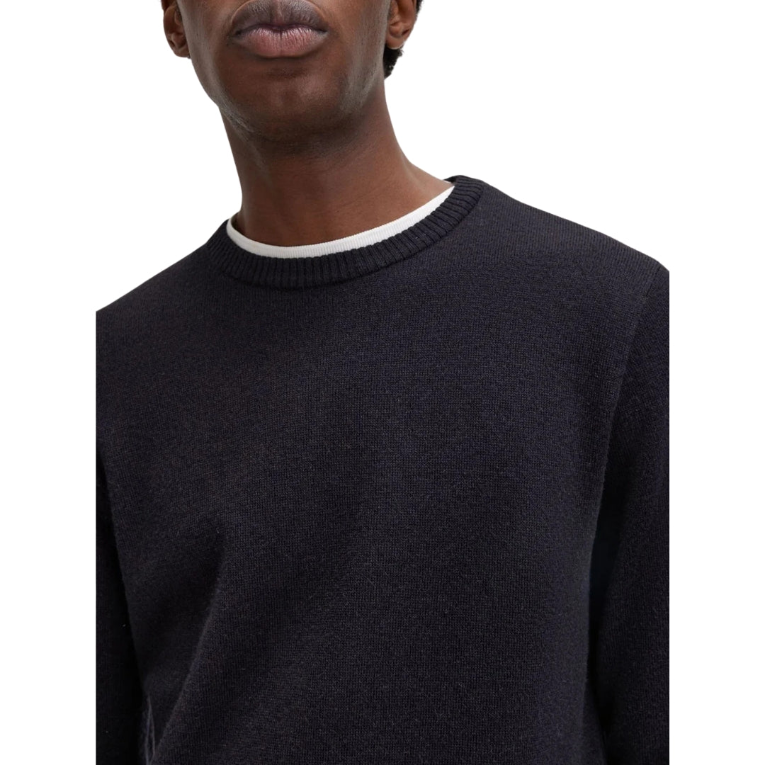 Fred Perry Laurel Wreath Knit Black Jumper S