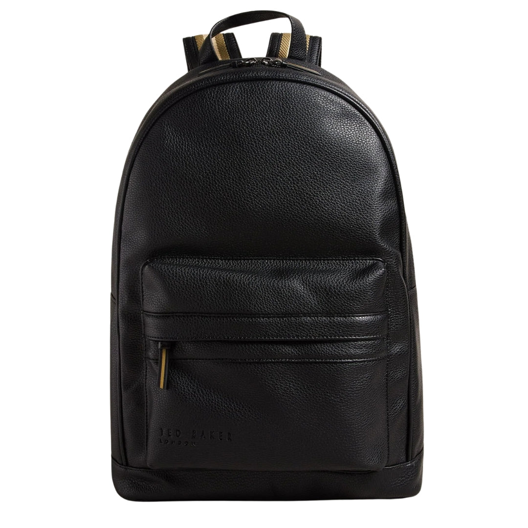 Ted Baker Kaileb Faux Leather Webbing Black Backpack
