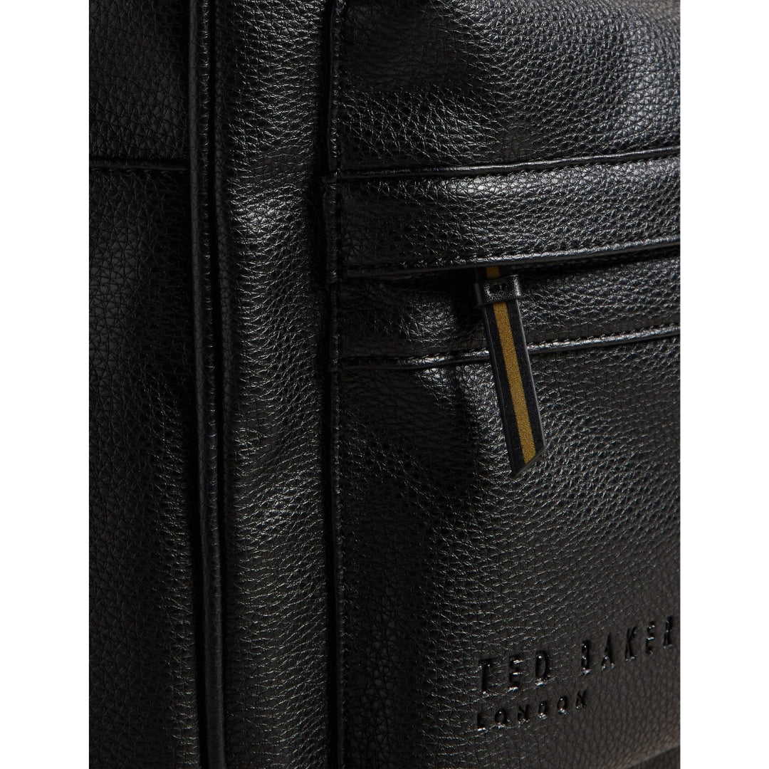 Ted Baker Kaileb Faux Leather Webbing Black Backpack