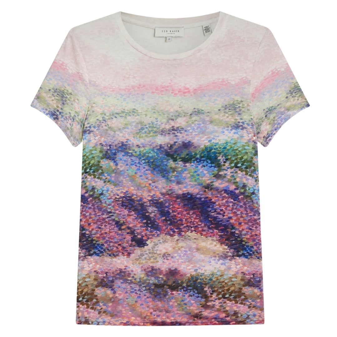 Ted Baker WMB KAYTTE Printed Fitted Tee 1