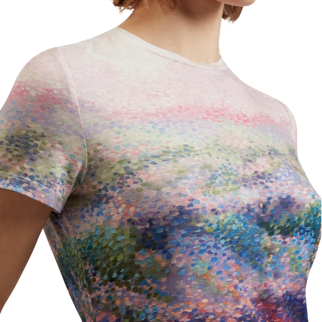 Ted Baker WMB KAYTTE Printed Fitted Tee 1