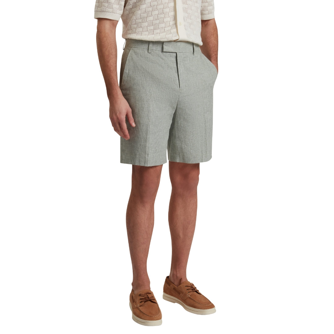 Ted Baker Kelley's Stretch Linen Light Green Shorts