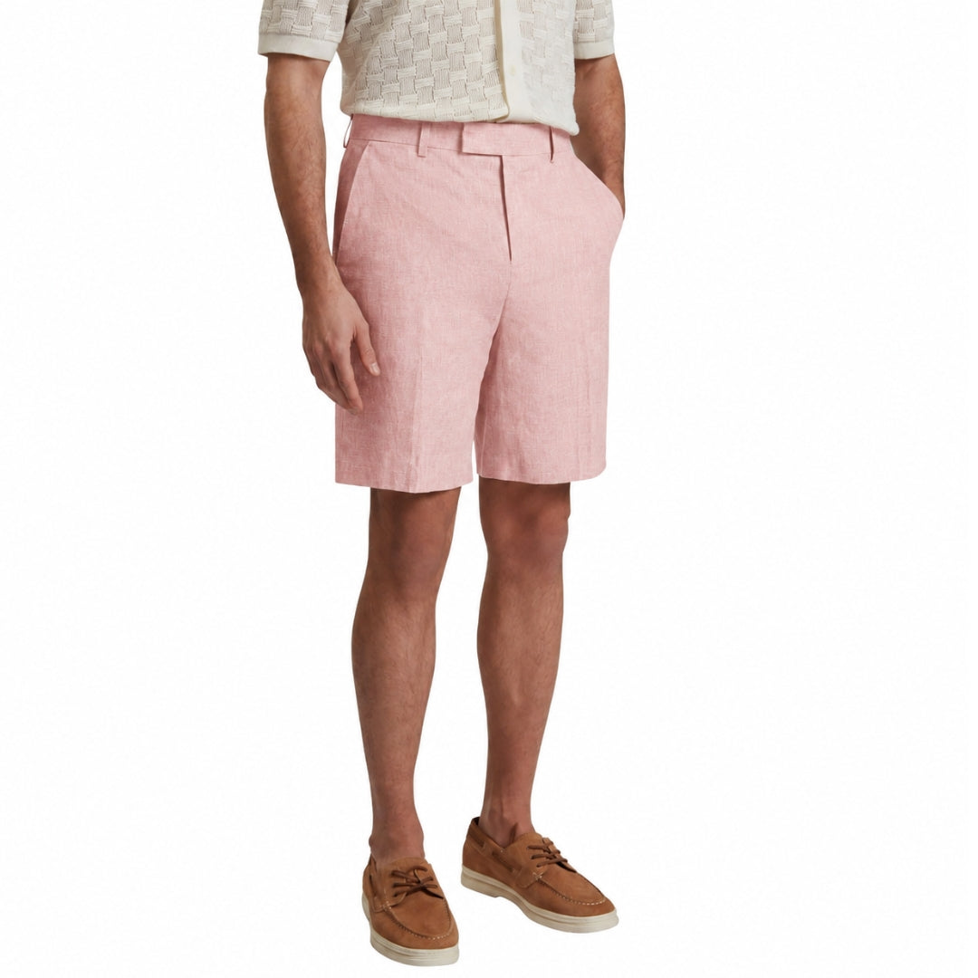 Ted Baker Kenleys Stretch Linen Light Pink Short