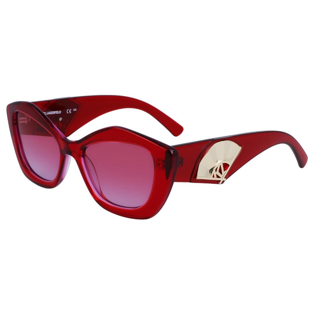 KARL LAGERFELD KL6127S 626 WINE Red Gradient Sunglasses One Size