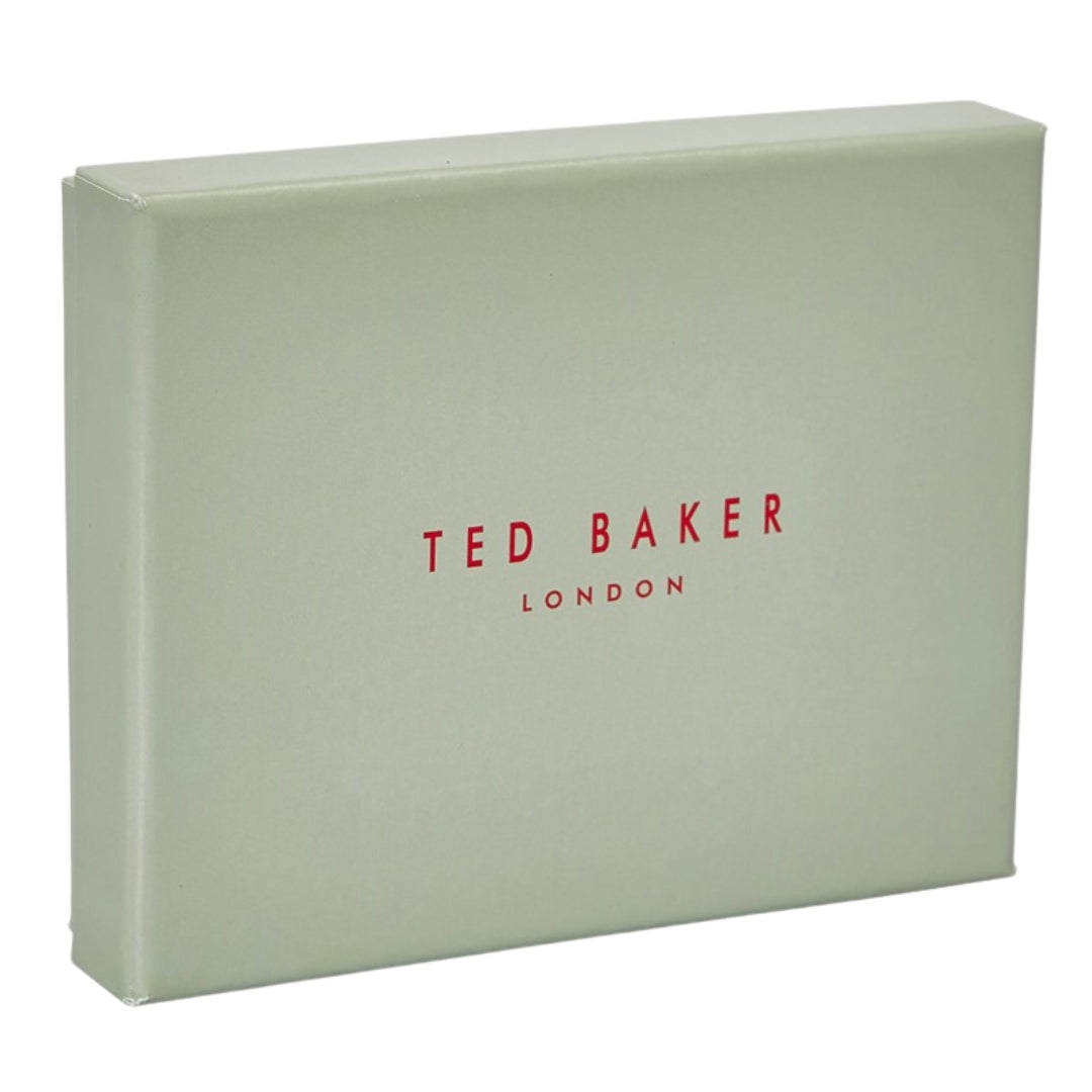 Ted Baker Kornerr Metal Corner Bifold Navy Coin Wallet