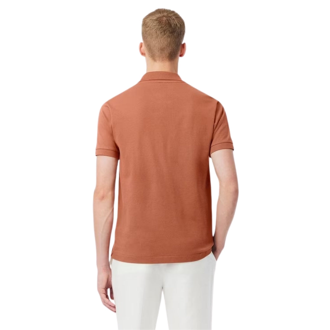 Lacoste Classic Fit Original L12.12 Terracotta Brown Polo Shirt M