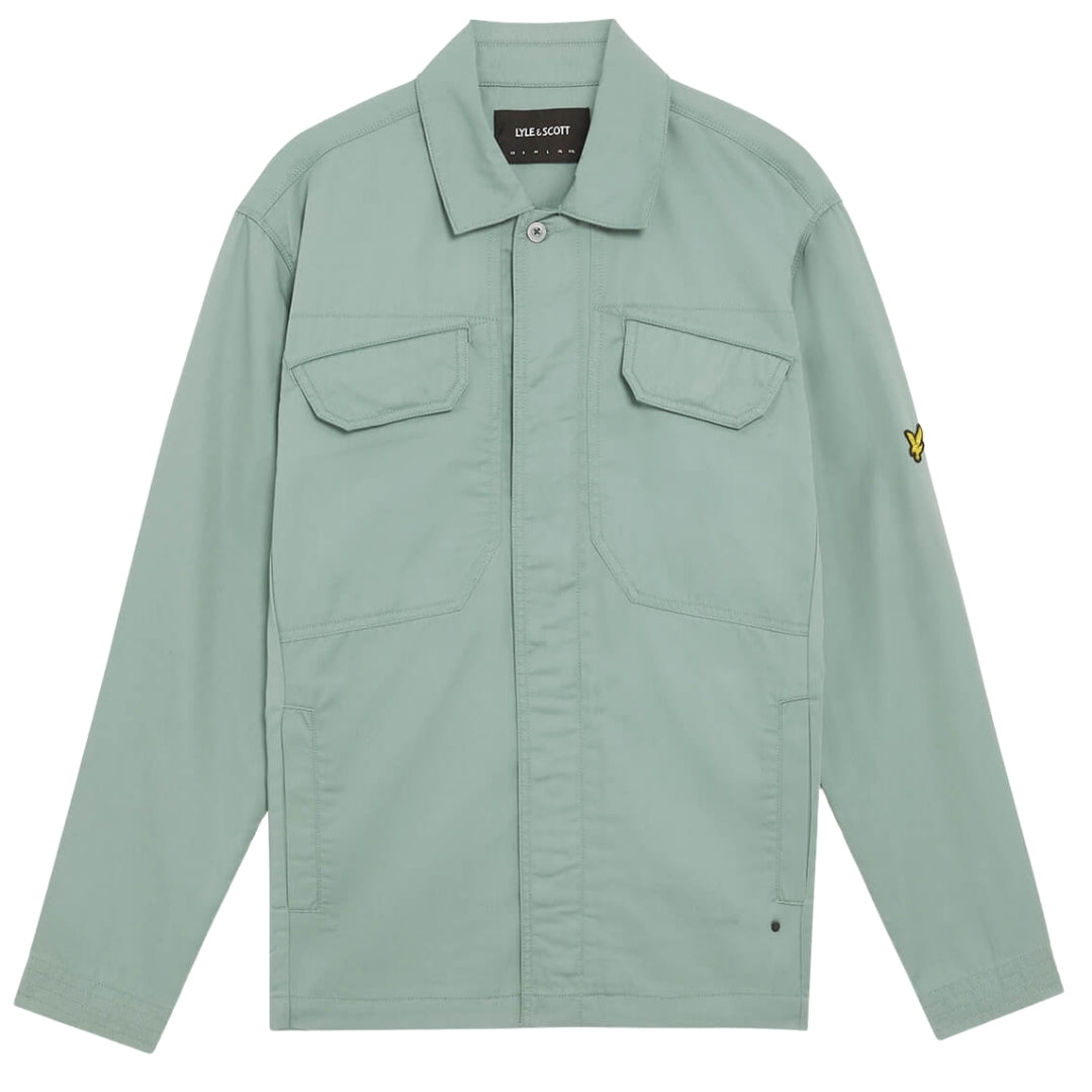 Lyle & Scott Green Multi Pocket Overshirt XL