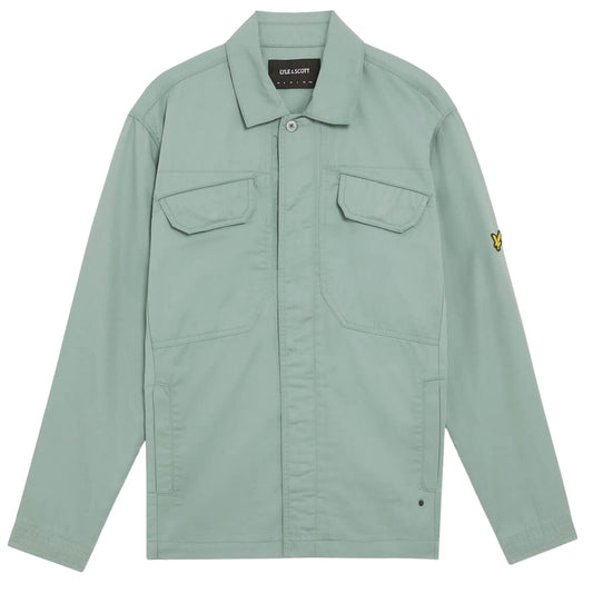 Lyle & Scott Green Multi Pocket Overshirt XL