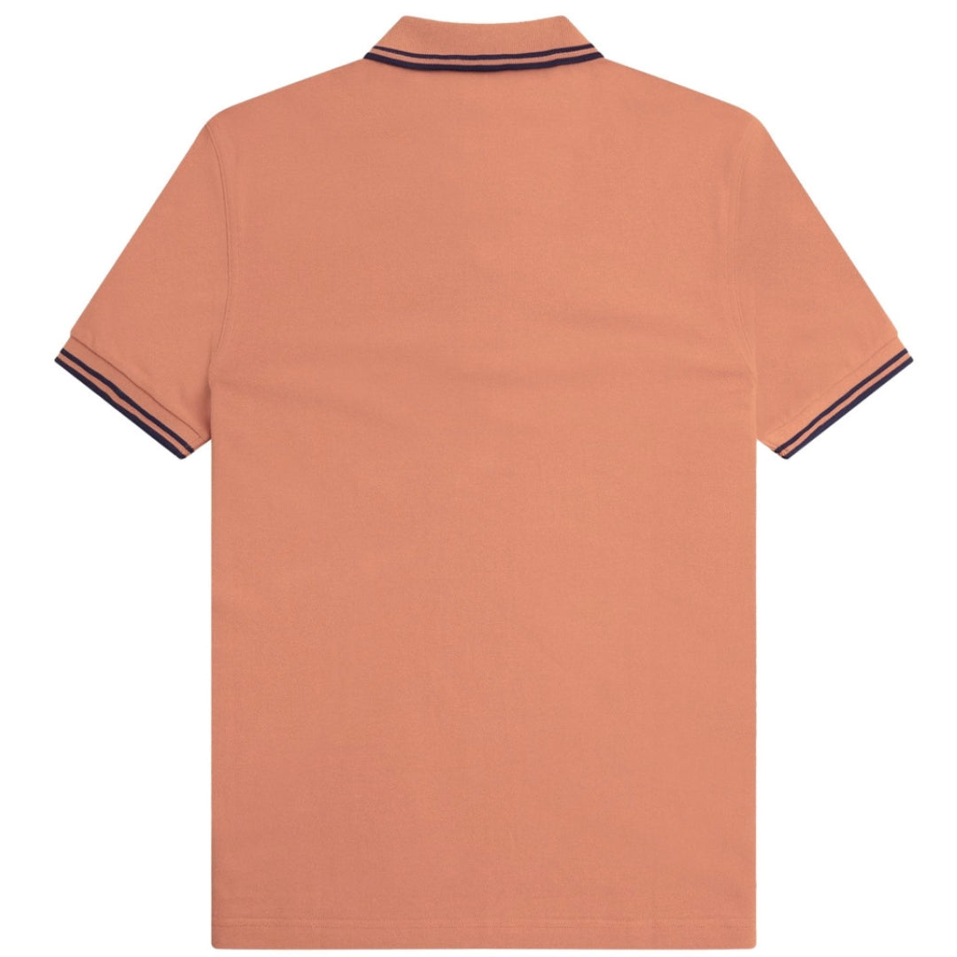 Fred Perry Twin Tipped Light Rust Polo Shirt XS