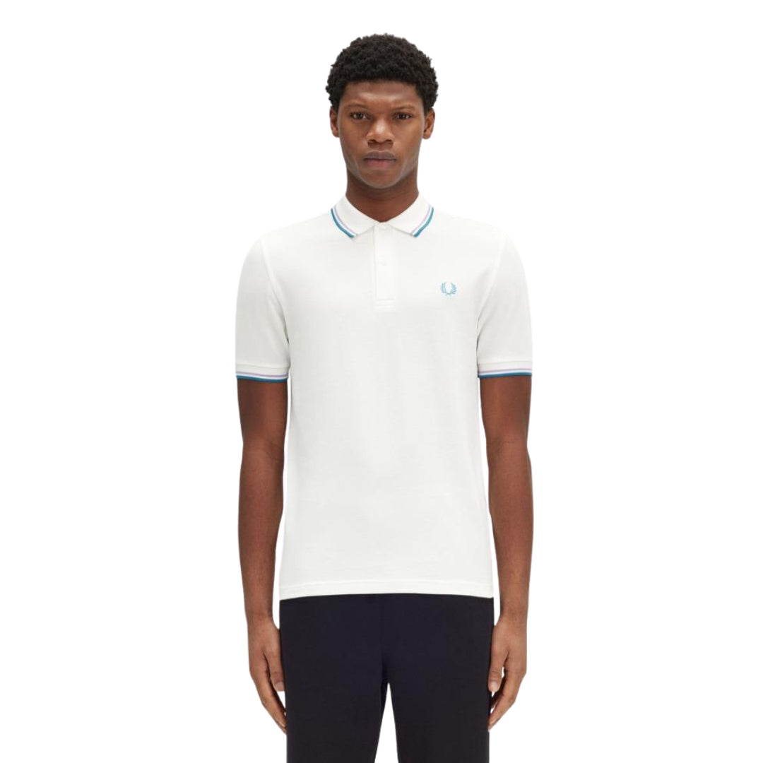 Fred Perry Twin Tipped Snow White Polo Shirt XXXL