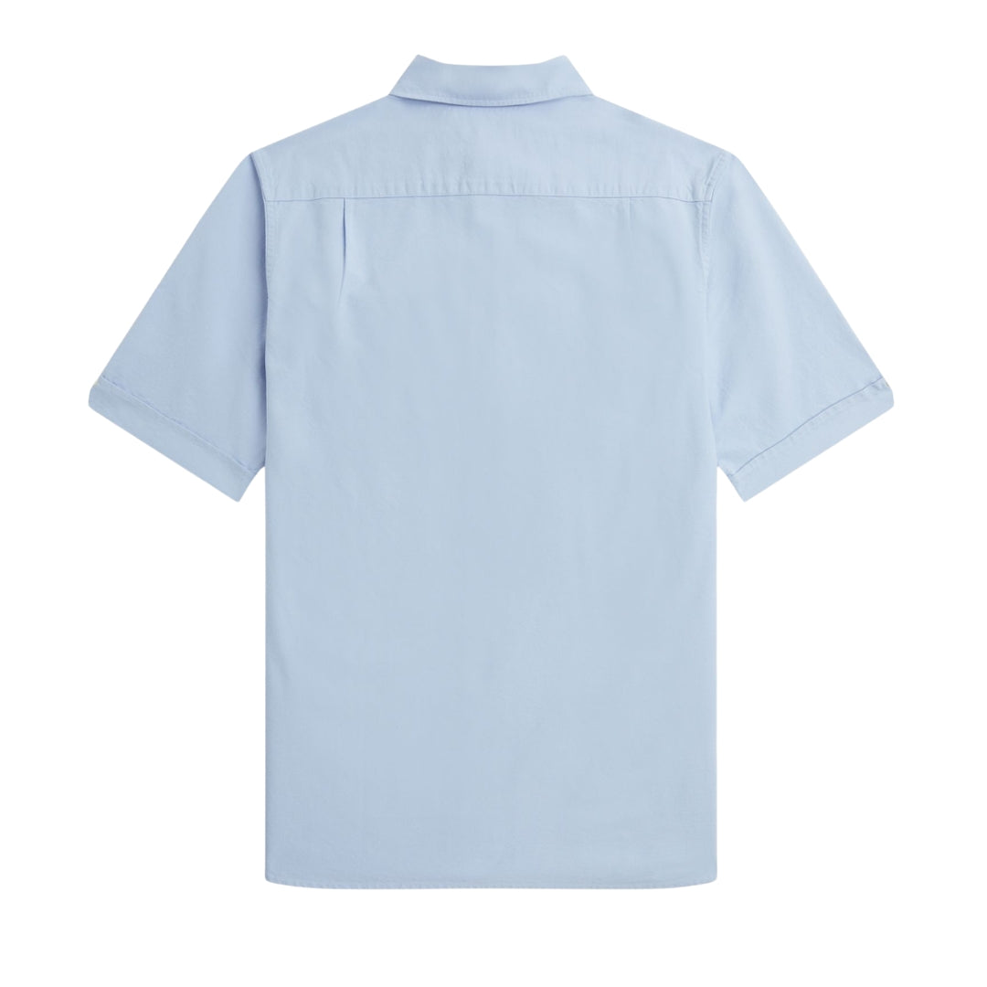 Fred Perry Short Sleeve Light Smoke Oxford Shirt XS