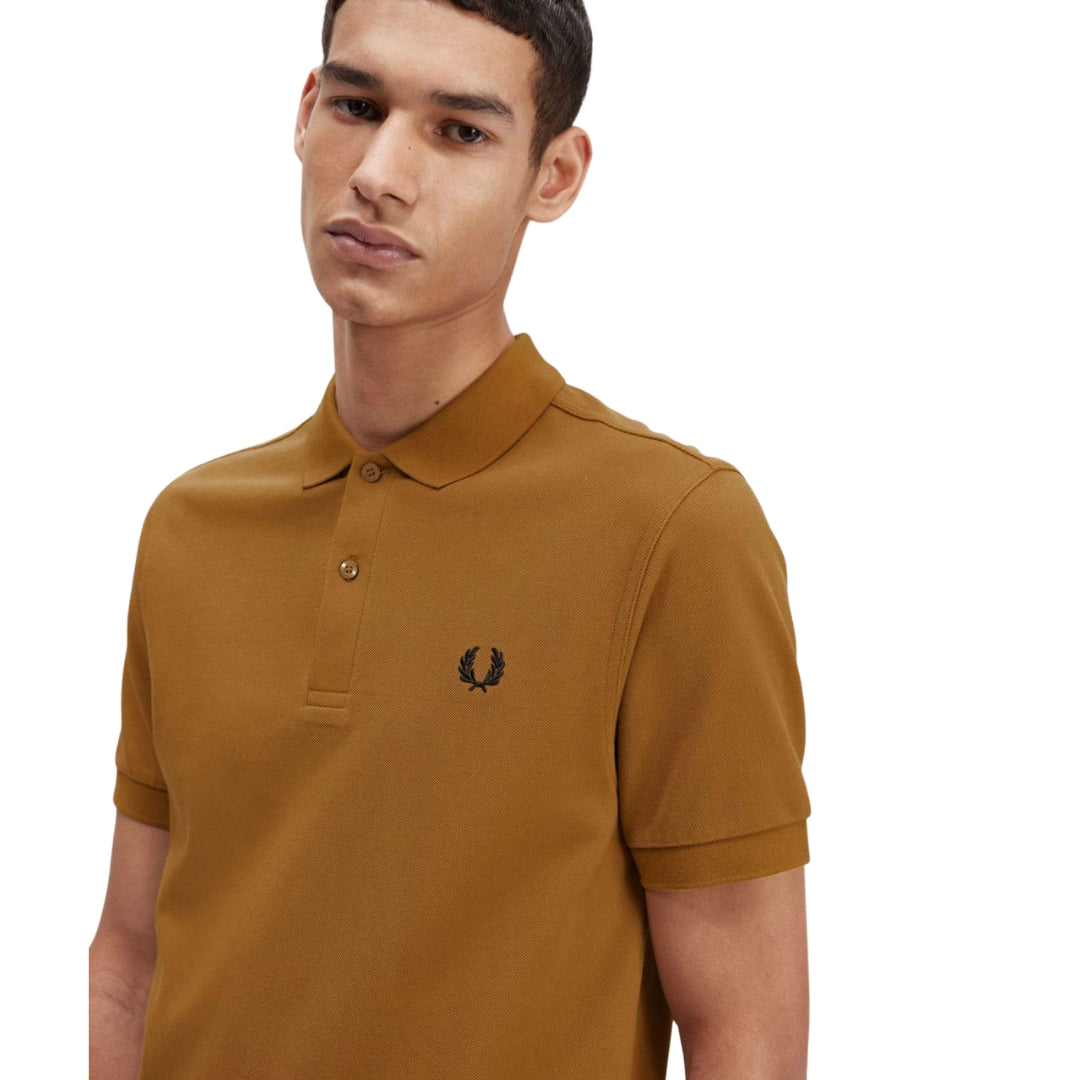Fred Perry Classic Dark Caramel Polo Shirt XS