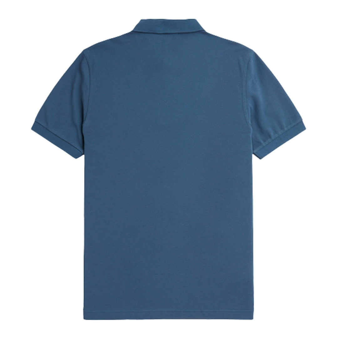 Fred Perry Classic Midnight Blue Ice Logo Polo Shirt L