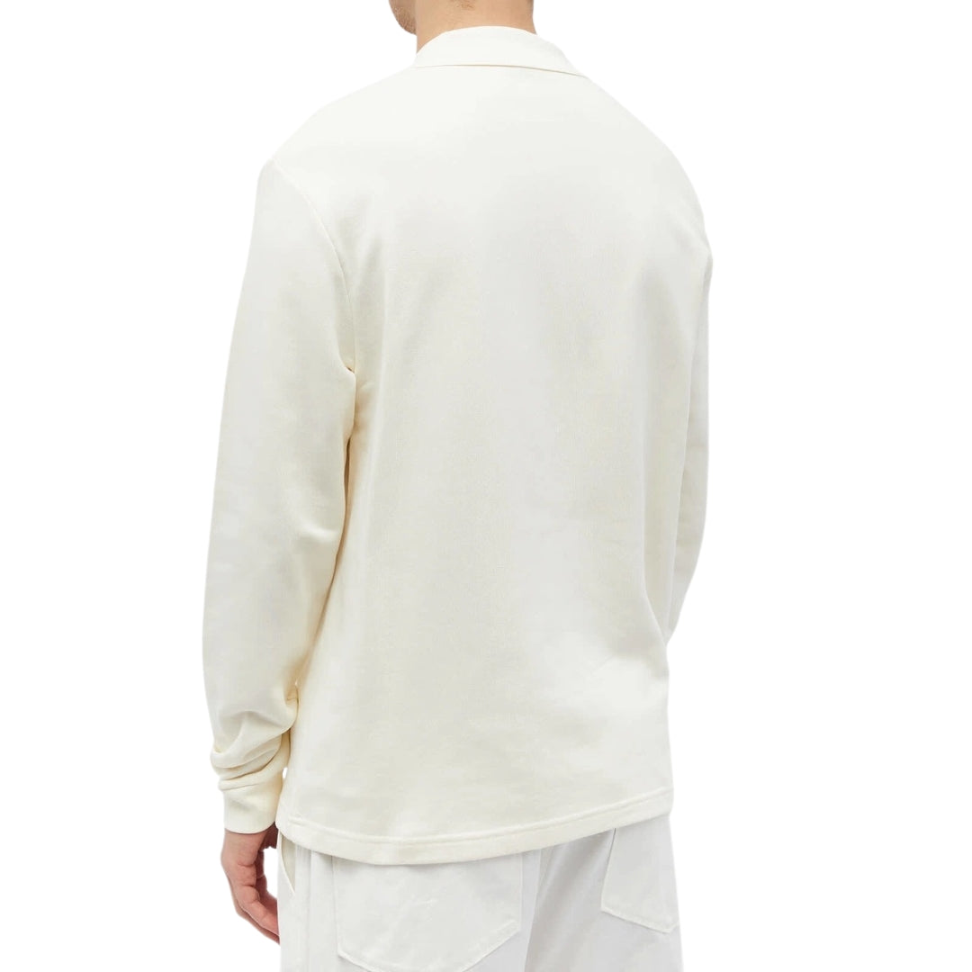 Fred Perry Long Sleeve Loopback Ecru Sweater XS