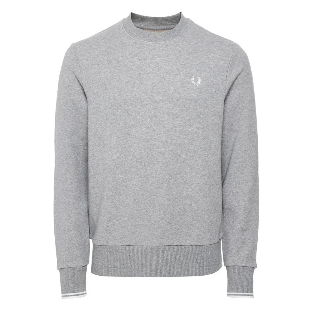 Fred Perry Crew Neck Steel Marl Jumper XS