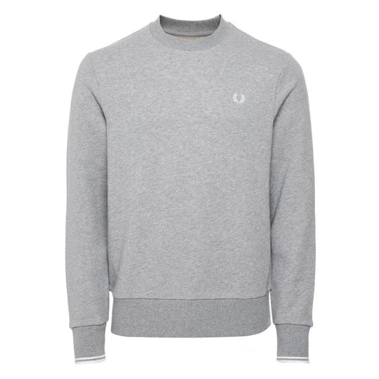 Fred Perry Crew Neck Steel Marl Jumper XS