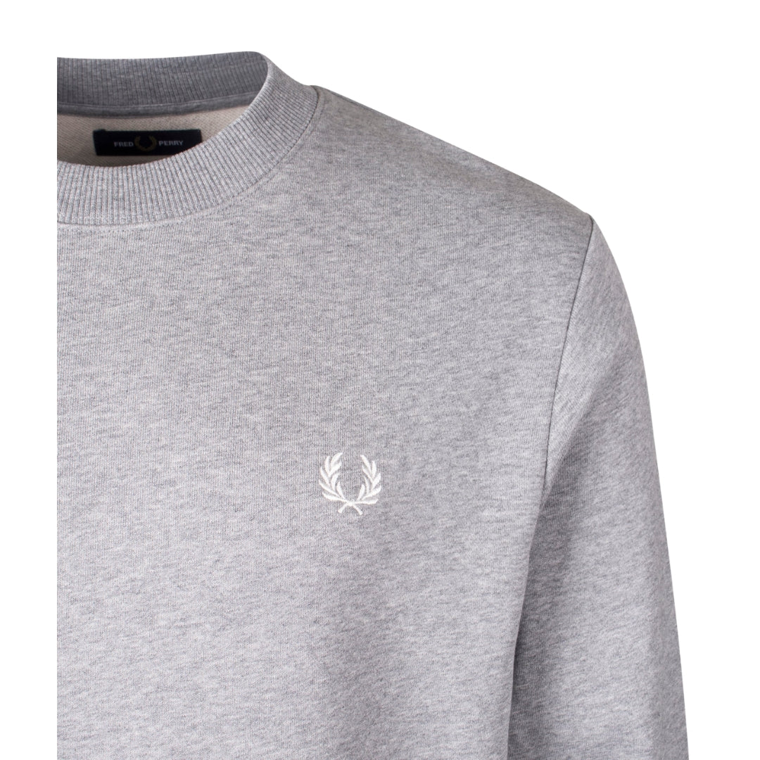 Fred Perry Crew Neck Steel Marl Jumper XS