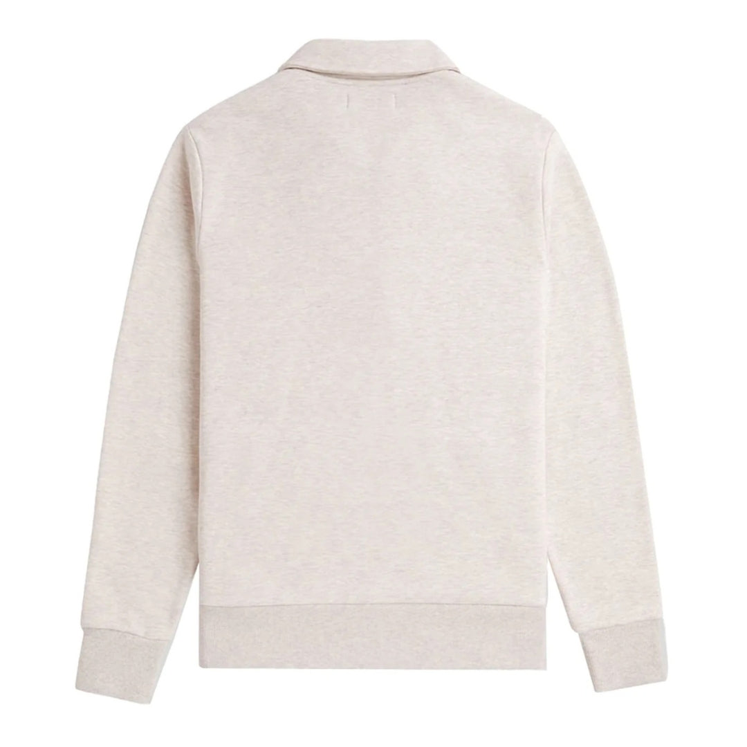 Fred Perry Half Zip Porridge Marl Pullover Sweater XXL